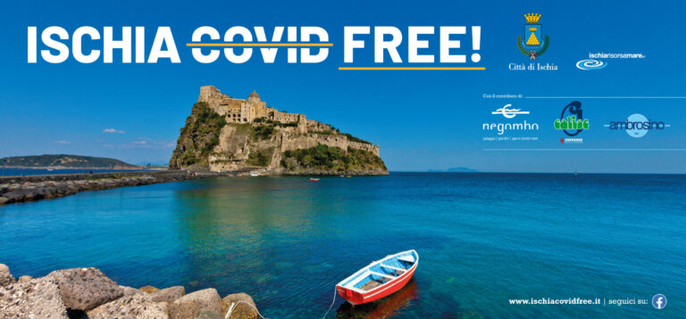 ISCHIA COVID FREE, DOPO NAPOLI LA CAMPAGNA PUBBLICITARIA SBARCA IN TUTTE LE GRANDI CITTA’ D’ITALIA