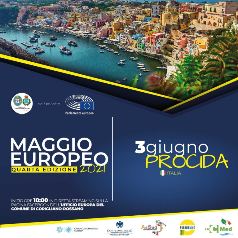 IL COMUNE DI PROCIDA RAPPRESENTERA’ L’ITALIA AL MAGGIO EUROPEO