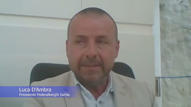 RIPARTENZA DEL TURISMO, IL PUNTO DELLA SITUAZIONE CON IL  PRESIDENTE DI FEDERALBERGHI, LUCA D’AMBRA: “A GIUGNO MAGGIORI INTROITI DELLO SCORSO ANNO, LASCIA BEN SPERARE L’ARRIVO DEI PRIMI TURISTI TEDESCHI”