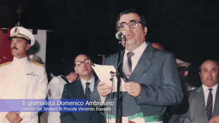 NELLA NOTTE E’ MORTO L’EX SINDACO DI PROCIDA VINCENZO ESPOSITO, A NUVOLA TV IL RICORDO DEL GIORNALISTA DOMENICO AMBROSINO: “IL SINDACATO DI ENZO HA RAPPRESENTATO UNA SVOLTA POLITICA E CULTURALE STORICA PER LA NOSTRA ISOLA”
