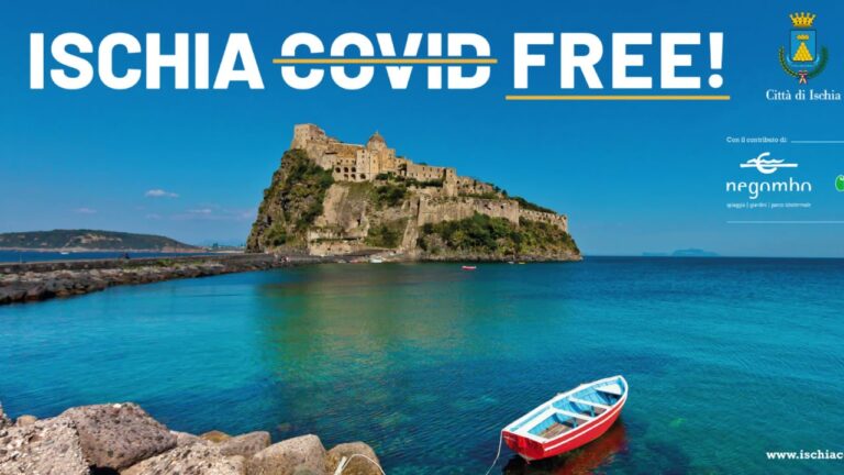 “ISCHIA COVID FREE”, DA OGGI PARTE LA CAMPAGNA PUBBLICITARIA  NELLE CITTA’ PIU’ IMPORTANTI D’ITALIA FINANZIATA DAL COMUNE DI ISCHIA E DA TRE SPONSOR PRIVATI