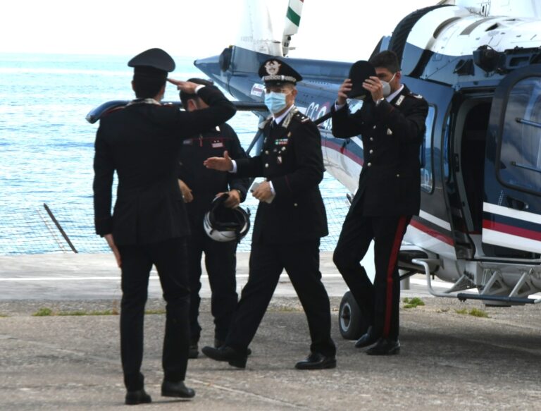 IL COMANDANTE PROVINCIALE DEI CARABINIERI DI NAPOLI GENERALE  LA GALA IN VISITA ALLA COMPAGNIA DI ISCHIA