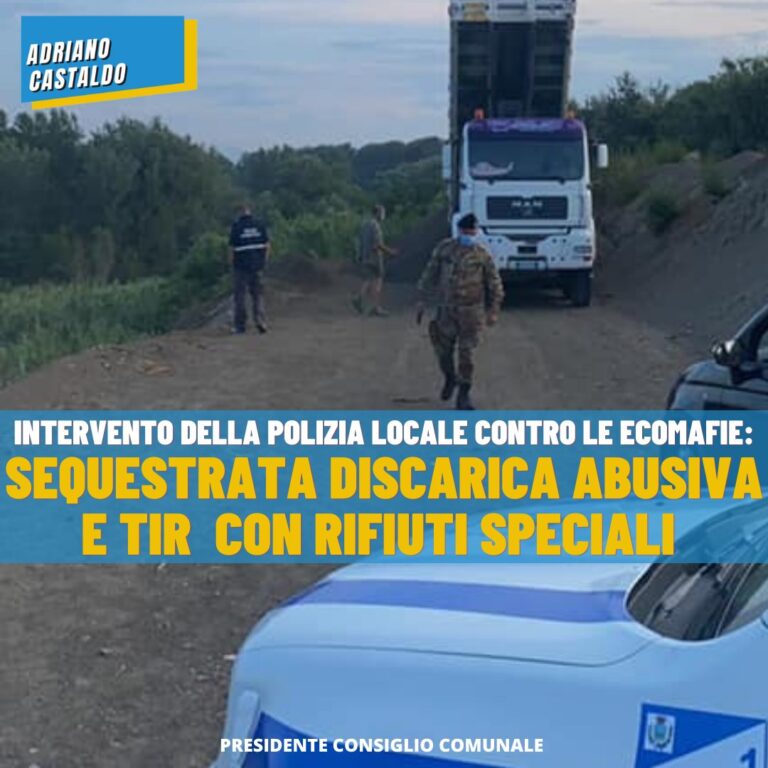 SCARICAVANO RIFIUTI IN DISCARICA ABUSIVA: DUE ISCHITANI TRA I DENUNCIATI