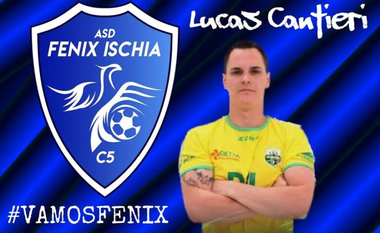 CALCIO A 5 – BOMBA DI MERCATO IN CASA FENIX ISCHIA: ARRIVA DALLA SERIE B IL BRASILIANO LUCAS CANTIERI