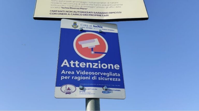 SICUREZZA H24 SUL  TERRITORIO DEL COMUNE DI ISCHIA: ATTIVE LE PRIME CINQUE TELECAMERE DELLA VIDEO SORVEGLIANZA
