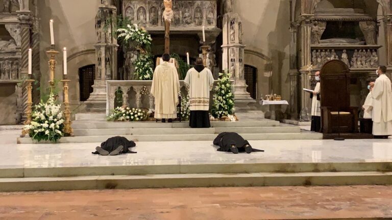 LA PROFESSIONE SOLENNE DI FRA FRANCESCO ZAVOTA E FRA LUIGI CIMMINO QUESTA SERA IN DIFFERITA SU NUVOLA TV