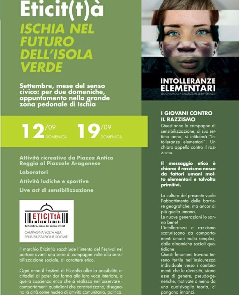 FESTIVAL DELLA FILOSOFIA – DOMANI 12 SETTEMBRE E DOMENICA 19 SETTEMBRE STOP ALLE AUTO E GIORNATA ECOLOGICA