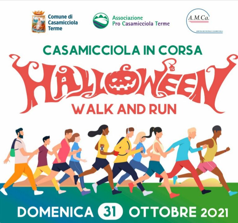 HALLOWEEN WALK AND RUN, DOMENICA 31 OTTOBRE CASAMICCIOLA IN CORSA