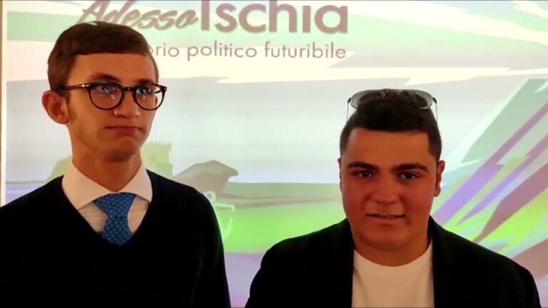 “ADESSO ISCHIA”, CI SONO ANCHE I GIOVANI. VALERIO D’AMBRA E MARCO TROFA: “C’E’ LA POLVERE SULLA POLITICA LOCALE”