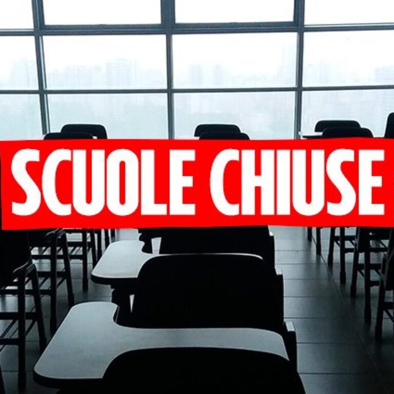 ALLERTA METEO ARANCIONE, CHIUSE TUTTE LE SCUOLE DELL’ISOLA PER LA GIORNATA DI DOMANI