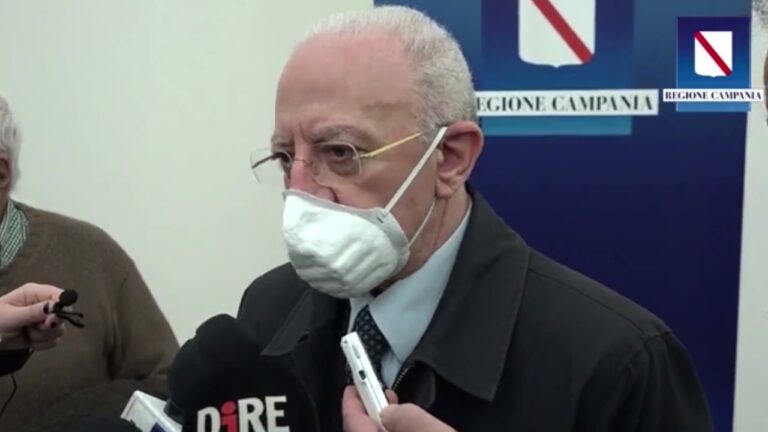 L’ANNUNCIO DEL PRESIDENTE DE LUCA: “PENSO A CENTRI VACCINALI PER I BAMBINI”