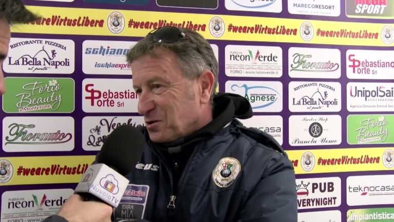 CALCIO A 5 – LA GIOIA DI MISTER GINO MONACO: “QUESTA VIRTUS LIBERA PUO’ SOGNARE, GRAZIE AI MIEI RAGAZZI”