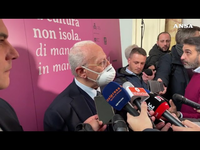 DA PROCIDA A BERGAMO – BRESCIA CAPITALE DELLA CULTURA, IL PRESIDENTE DE LUCA: “QUESTO PASSAGGIO E’ SIMBOLO DI UNITA'”