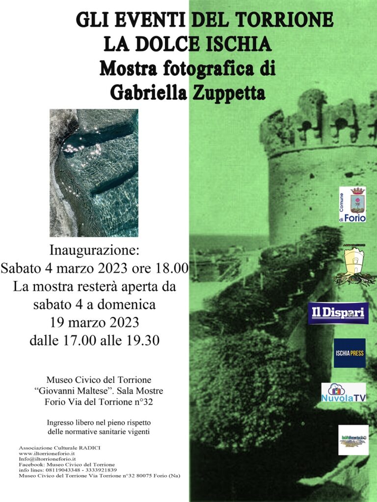 “LA DOLCE ISCHIA”, AL TORRIONE LA MOSTRA FOTOGRAFICA DI GABRIELLA ZUPPETTA