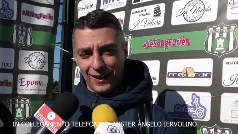 CALCIO – IL REAL FORIO VINCE A SANT’ANTONIO ABATE 2-1. GOL SPLENDIDO DI FILOSA. MISTER IERVOLINO: “UNA VITTORIA CHE VALE DOPPIO VISTE LE TANTE DIFFICOLTA'”