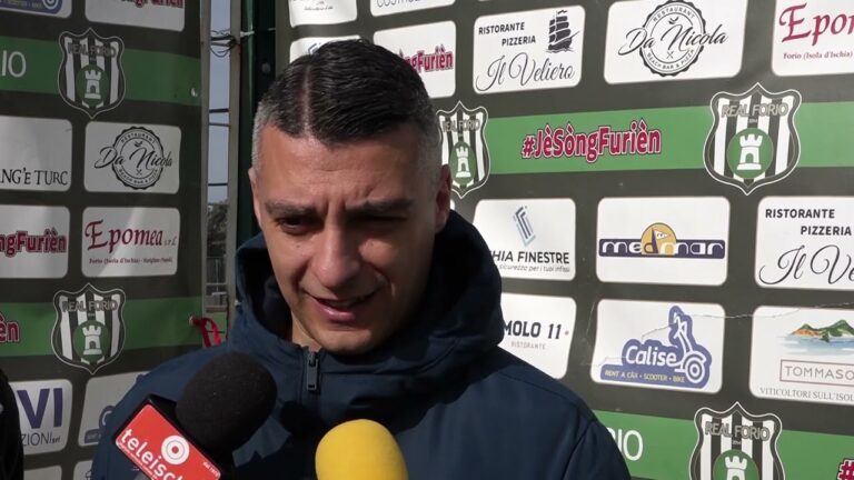 AL SALVATORE CALISE DURA SCONFITTA PER IL REAL FORIO, MISTER IERVOLINO: “SIAMO STATI MOLTO INGENUI, LA RABBIA DI OGGI DEVE ESSERE SFRUTTATA PER FARE MEGLIO”