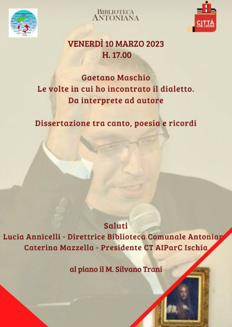 “LE VOLTE IN CUI HO INCONTRATO IL DIALETTO, DA INTERPRETE AD AUTORE”, ALLA BIBLIOTECA ANTONIANA L’EVENTO DEL CANTATTORE FORIANO GAETANO MASCHIO