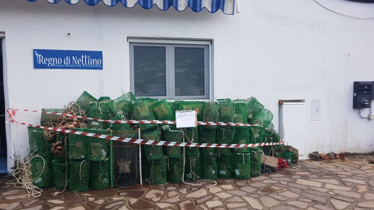 120 NASSE IN PIENA AREA MARINA PROTETTA, MAXI SEQUESTRO A SANT’ANGELO D’ISCHIA