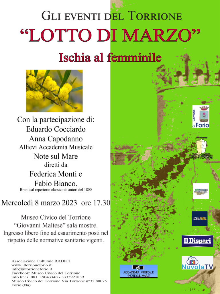 “LOTTO DI MARZO”, AL TORRIONE DI FORIO SI FESTEGGIA LA DONNA