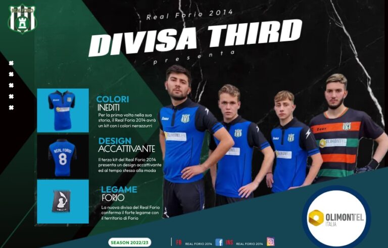 CALCIO, IL REAL FORIO PRESENTA LA NUOVA DIVISA