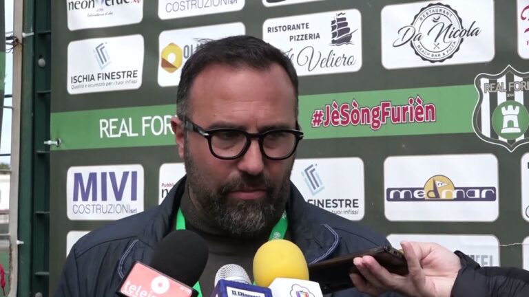 CALCIO – REAL FORIO, IL PRESIDENTE AMATO APPLAUDE I SUOI DOPO LA VITTORIA COL MASSA LUBRENSE: “SONO ORGOGLIOSO, CONTINUIAMO A CREDERE NELLA SALVEZZA DIRETTA”