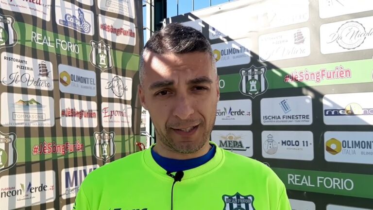 VERSO CAPRI – REAL FORIO, MISTER IERVOLINO: “SONO CERTO CHE I RAGAZZI ANDRANNO IN CAMPO CON LA GIUSTA VOGLIA, L’UNICO OBIETTIVO SARA’ PORTARE PUNTI A CASA”