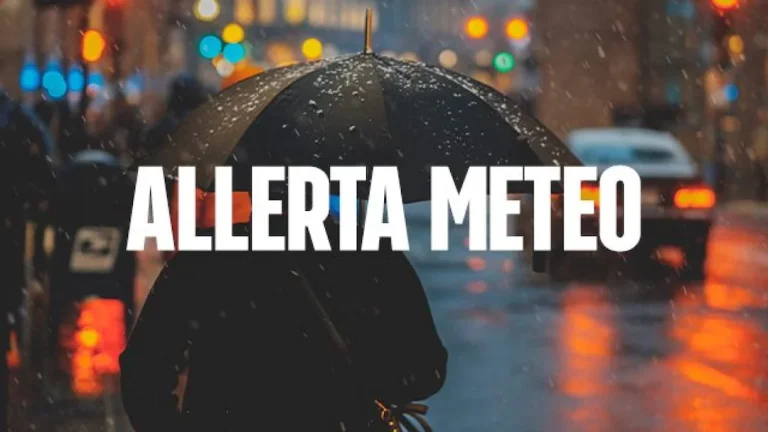 ALLERTA METEO-IDROGEOLOGICA GIALLA