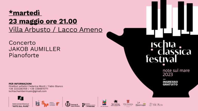 LACCO AMENO, A VILLA ARBUSTO CONCERTO DI JAKOB AUMILLER
