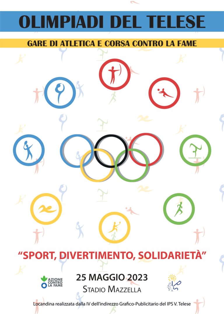 OLIMPIADI DEL TELESE: GIOVEDÌ 25 MAGGIO LA QUINTA EDIZIONE ALLO STADIO MAZZELLA