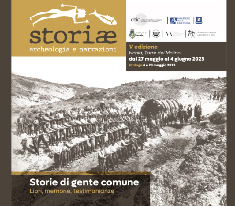 STORIÆ, ARCHEOLOGIA E NARRAZIONI: IL DOPPIO APPUNTAMENTO DI MARTEDÌ 30 MAGGIO 