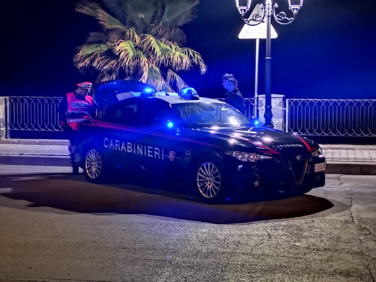 UBRIACHI ALLA GUIDA: I CARABINIERI DENUNCIANO QUATTRO PERSONE