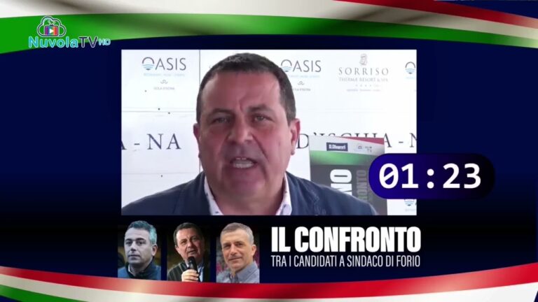 FORIO, I CANDIDATI A SINDACO PROTAGONISTI DEL CONFRONTO ALL’AMERICANA ORGANIZZATO DA NUVOLA TV E IL DISPARI AL RISTORANTE OASIS