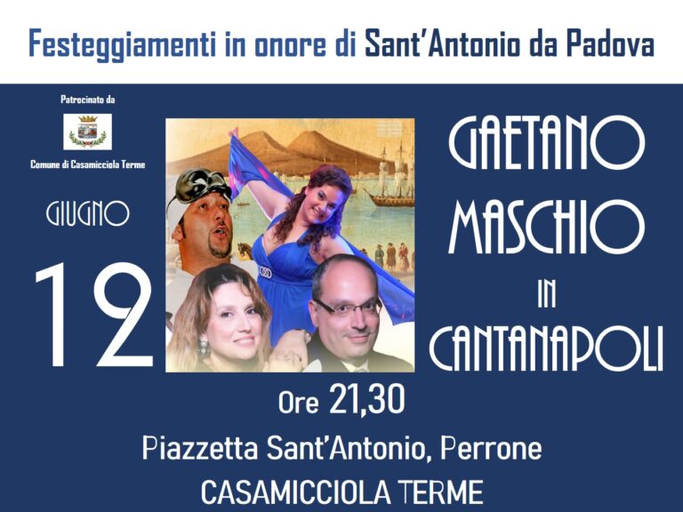 CASAMICCIOLA, DOPPIA SERATA DI EVENTI PER LA FESTA DI SANT’ANTONIO DA PADOVA