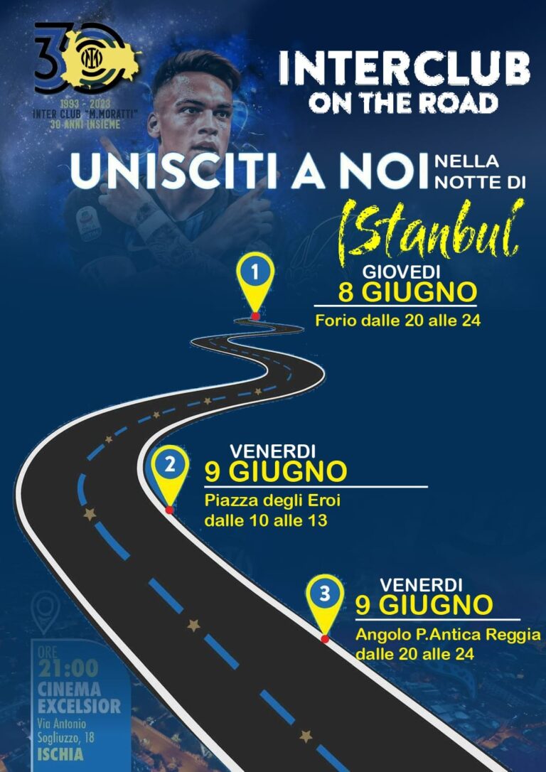 FINALE DI CHAMPIONS LEAGUE AL CINEMA EXCELSIOR, GIOVEDI’ E VENERDI’ BIGLIETTI IN VENDITA ANCHE NEI CENTRI DI FORIO E ISCHIA