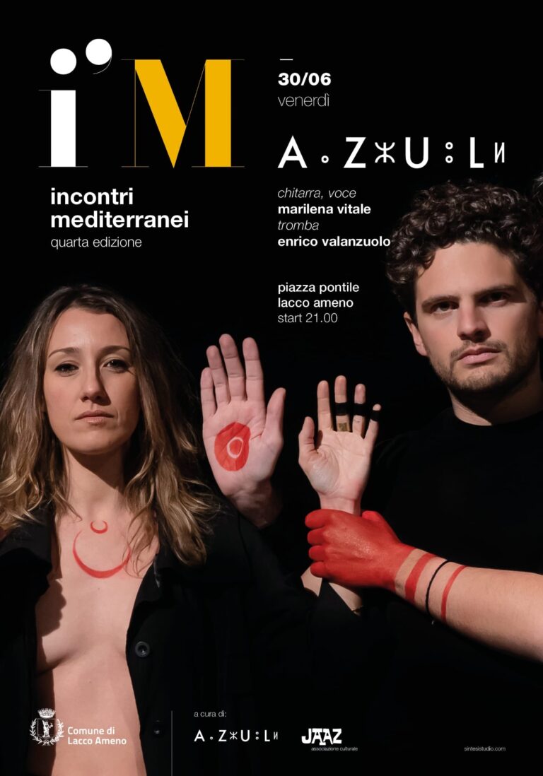 LACCO AMENO SULLE NOTE DI   AZULⴰⵣⵓⵍ, LA BAND PARTENOPEA IN CONCERTO A PIAZZETTA PONTILE 