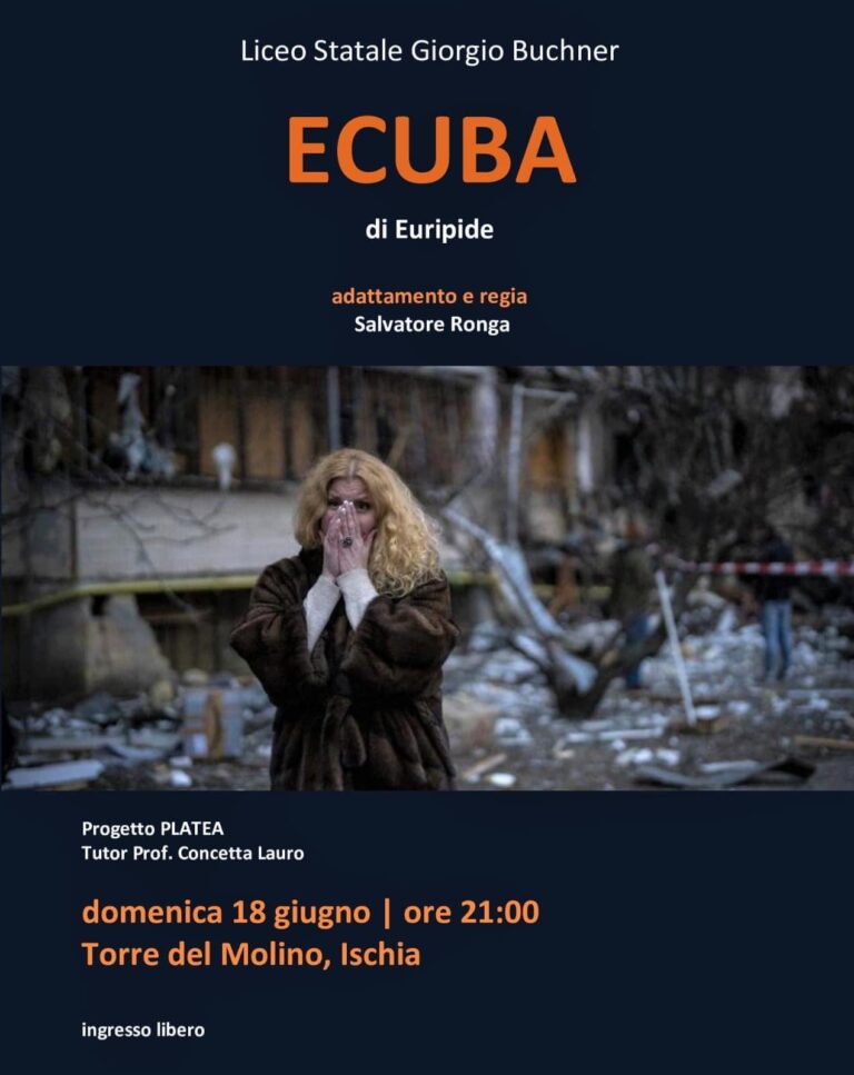 ECUBA, IL DRAMMA DI EURIPIDE CHE RACCONTA LA GUERRA. IN SCENA GLI STUDENTI DEL LICEO BUCHNER