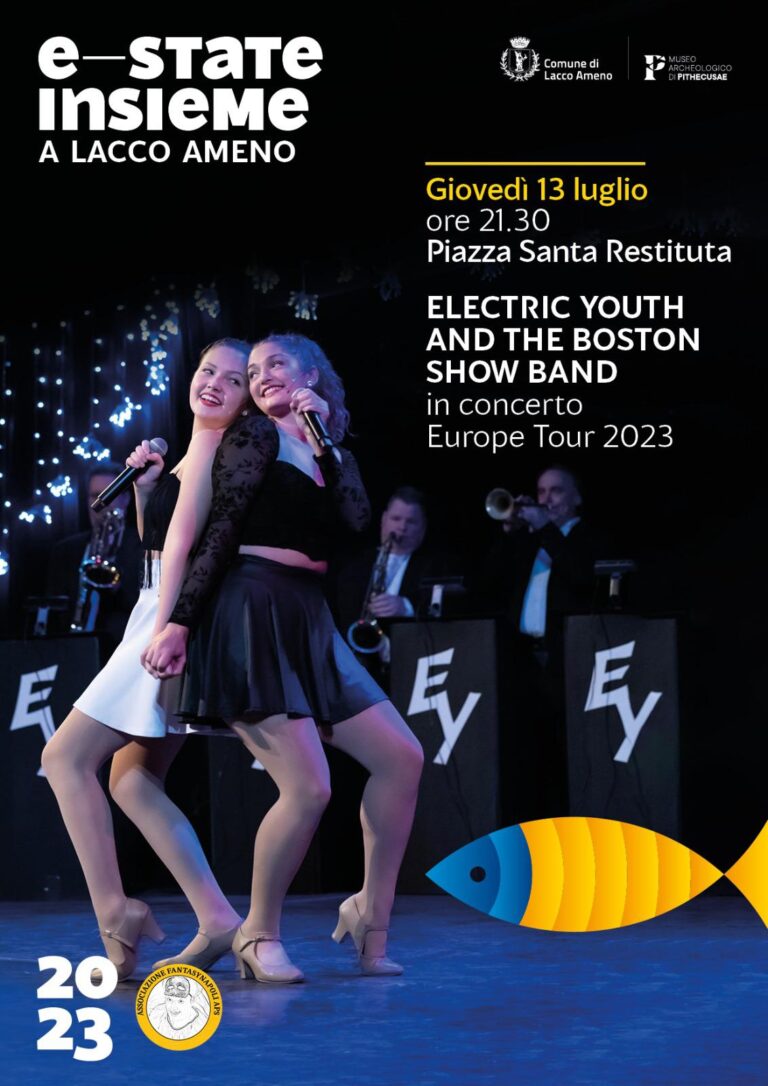 ELECTRIC YOUTH & BOSTON SHOW BAND IN CONCERTO A LACCO AMENO