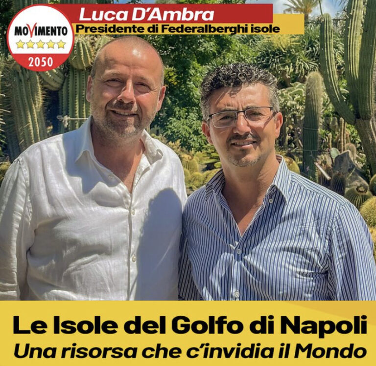 ISCHIA, LA DICHIARAZIONE DI CARAMIELLO: “IL GOLFO CHE IL MONDO C’INVIDIA”