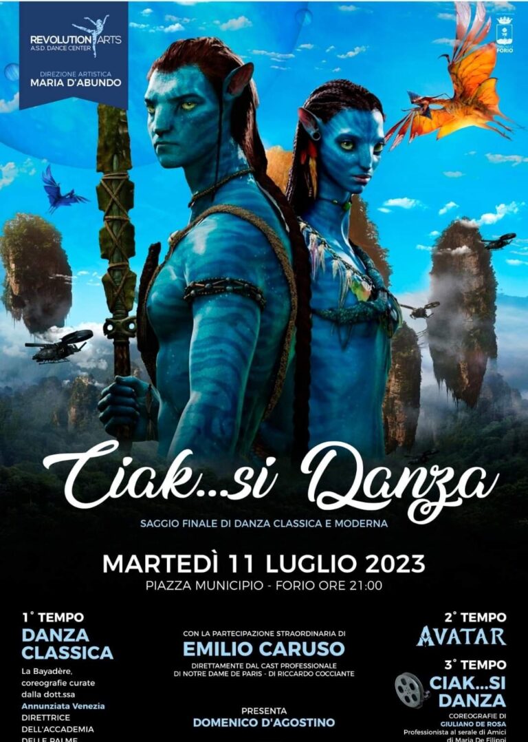 CIAK SI DANZA: LO SPETTACOLO DI DANZA CLASSICA E MODERNA CON EMILIO CARUSO IN DIRETTA SUL CANALE 80 