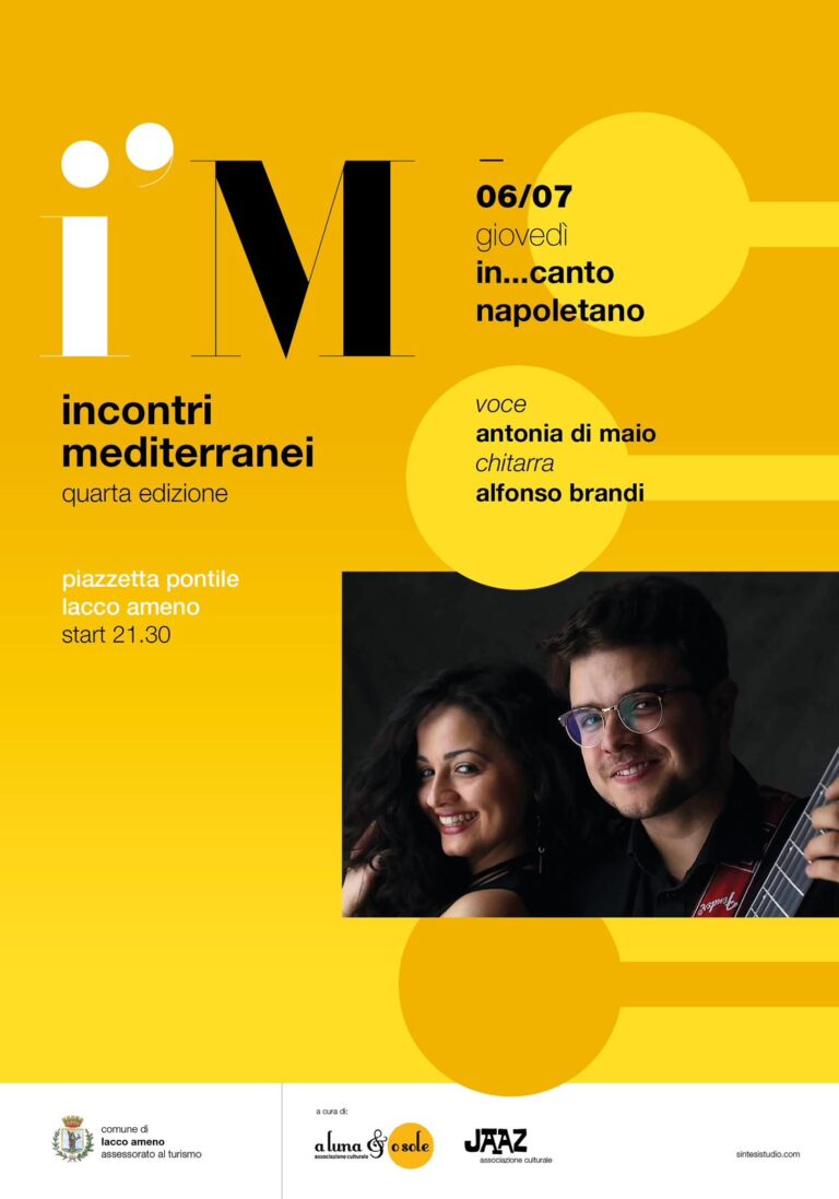APPUNTAMENTO MUSICALE A LACCO AMENO CON ALFONSO BRANDI E  ANTONIA DI MAIO 
