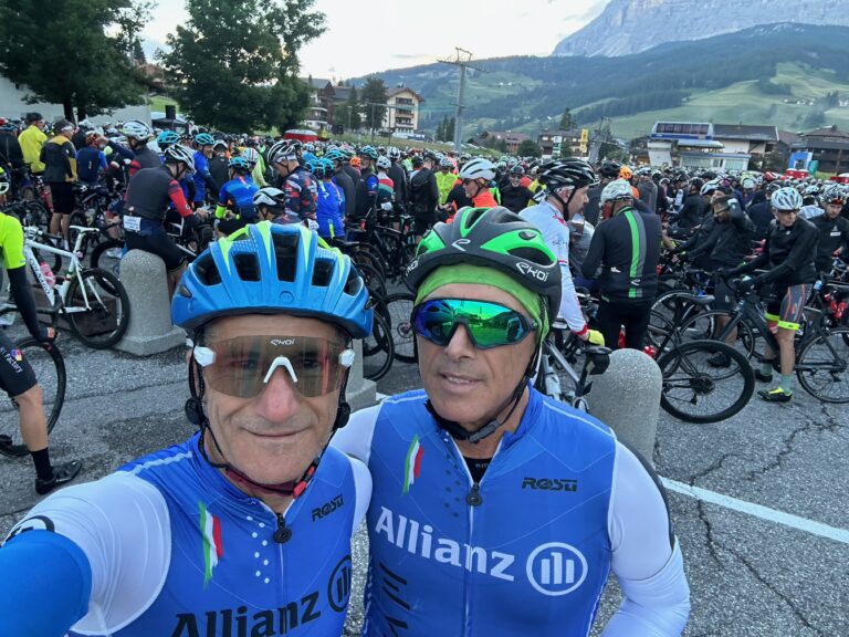 FORTI E VELOCI ALLA MARATONA DELLE DOLOMITI CON MICHELANGELO DI MAIO E GIANNI MAROTTA 