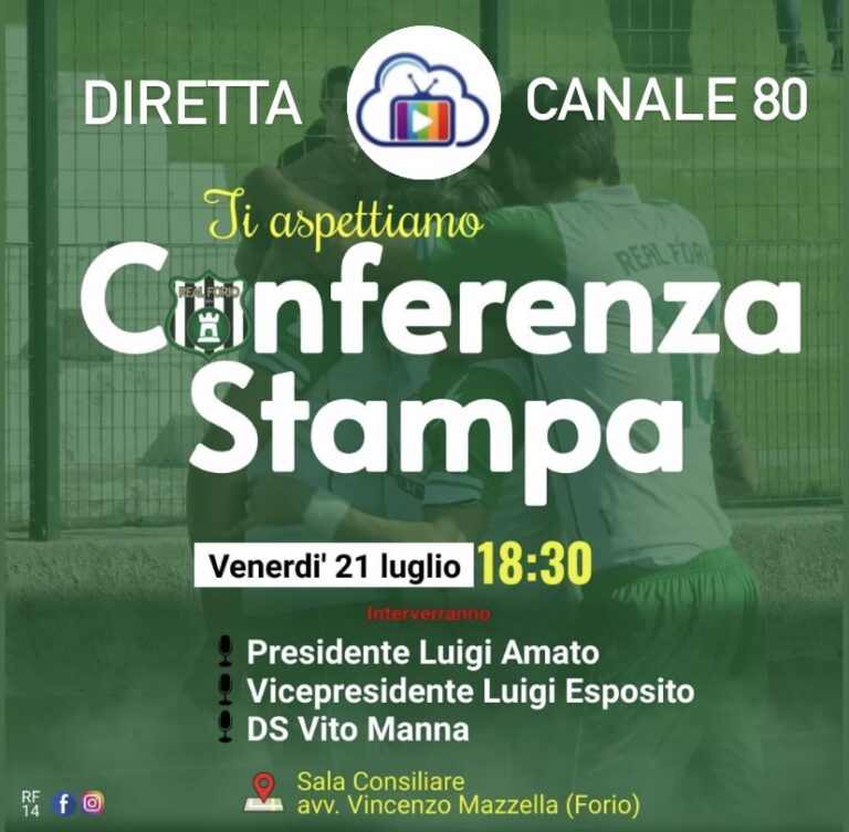 CONFERENZA STAMPA DEL REAL FORIO 2014: LA DIRETTA A NUVOLA TV SUL CANALE 80 ALLE ORE 18,30