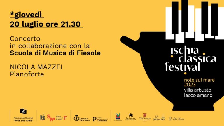 VILLA ARBUSTO, IL PIANOFORTE DI NICOLA MAZZEIPER ‘ISCHIA CLASSICA FESTIVAL’  