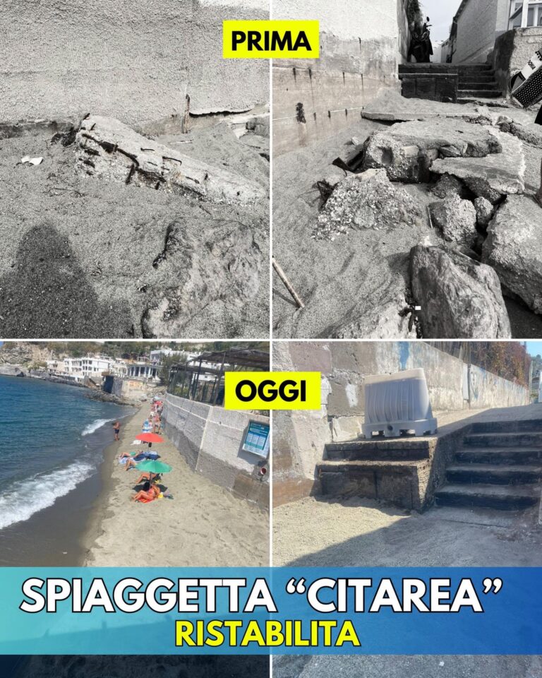 FORIO: RIMESSA IN SESTO LA SPIAGGETTA “CITAREA”