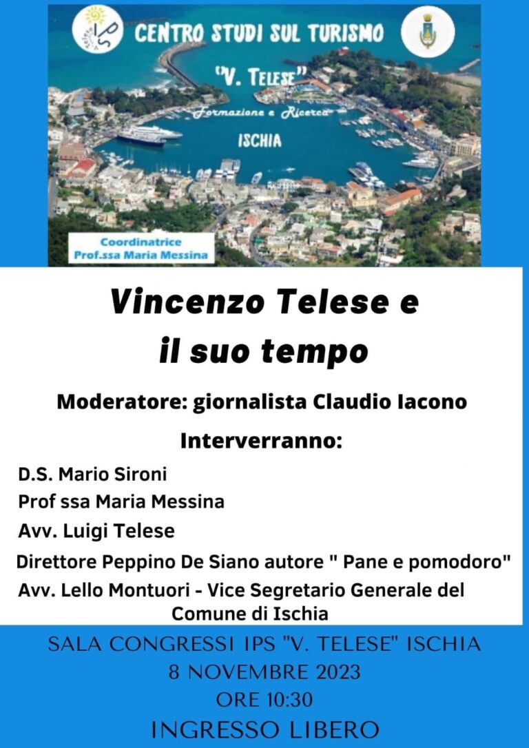 ISCHIA: VINCENZO TELESE E IL SUO TEMPO.