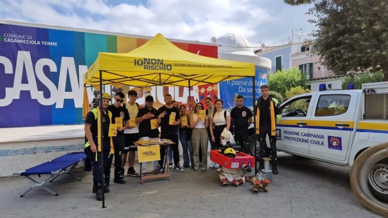 IO NON RISCHIO: A CASAMICCIOLA E FORIO LE BUONE PRATICHE DI PROTEZIONE CIVILE