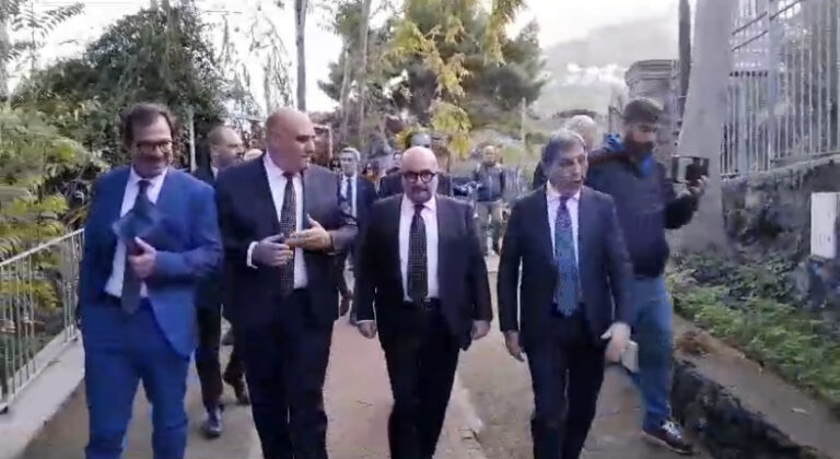 IL MINISTRO SANGIULIANO ARRIVA AD ISCHIA. LE PRIME IMMAGINI