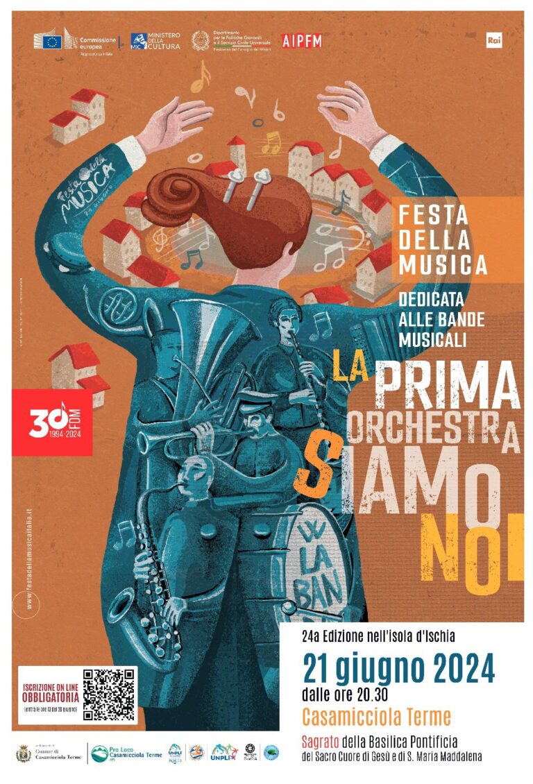 Oggi l’Orchestra Territoriale Junior ed il coro dell’IC Baldino aprono la “Festa della Musica” a Casamicciola Terme