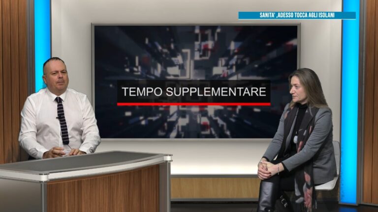 TEMPO SUPPLEMENTARE STASERA OSPITE CARMEN CRISCUOLO: FOCUS SULLA SANITA’