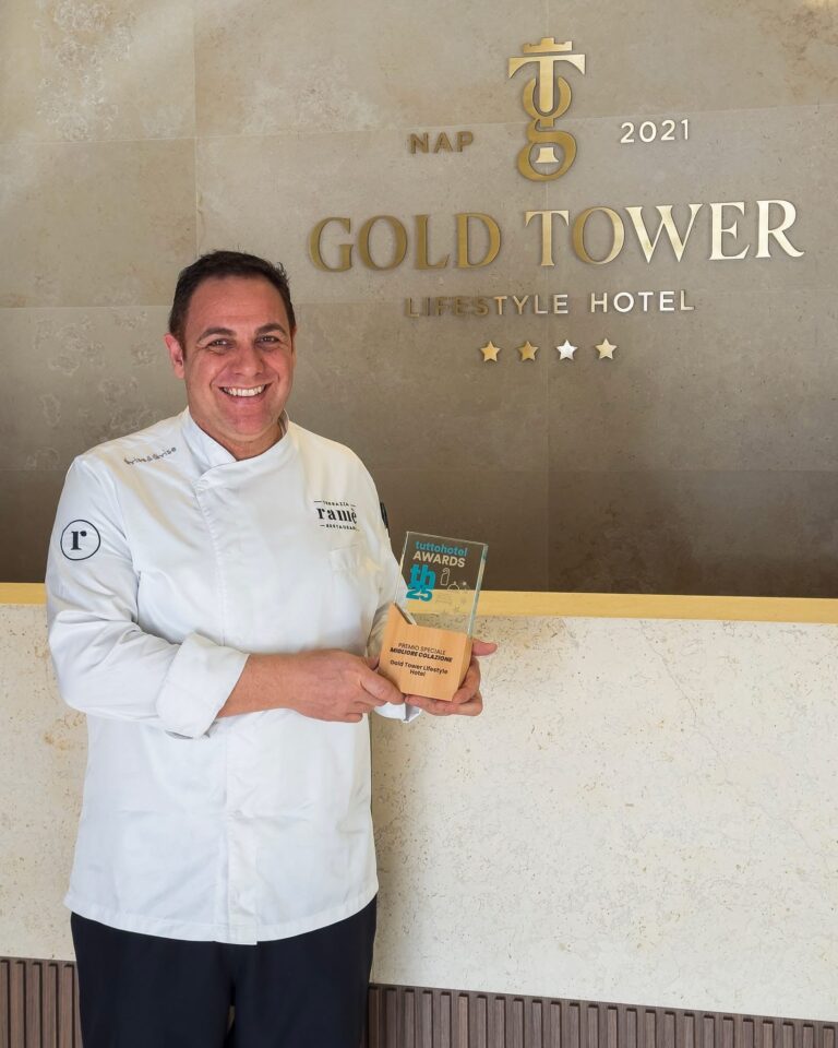 Allo chef Giancarlo Lo Giudice il Premio come migliore colazione del Sud Italia per il Gold Tower Lifestyle Hotel